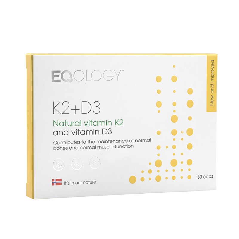 Eqology Vitamin K2+D3 30 kapsułek