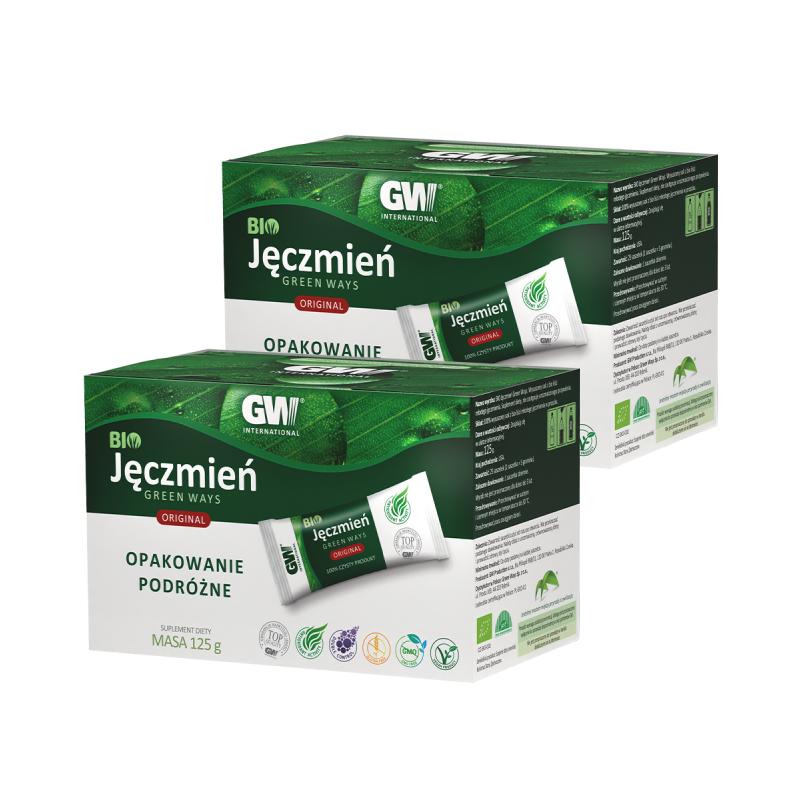 BIO JĘCZMIEŃ Green Ways Opakowanie podróżne 125 g  + 125 g (50 porcji)